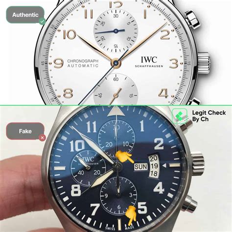 how to spot fake iwc portofino|iwc watches for dummies.